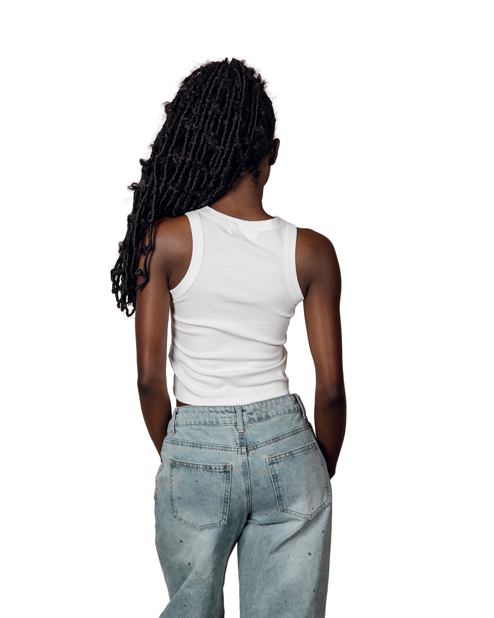 Healing Heart Crop Tank – Vintage Wash