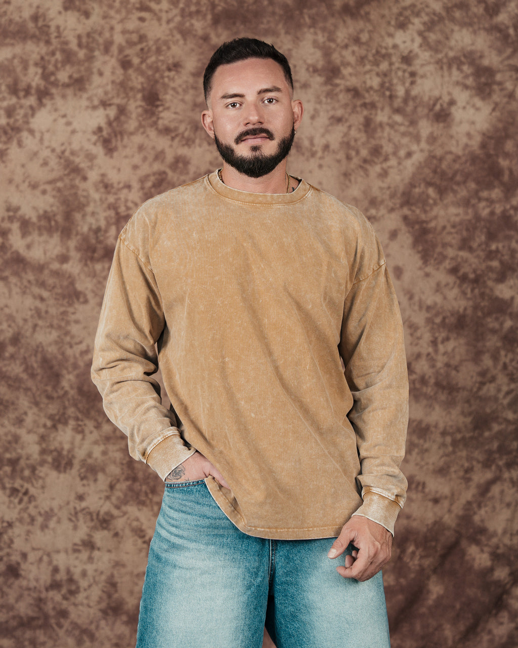 STC. Acid Wash Long Sleeve