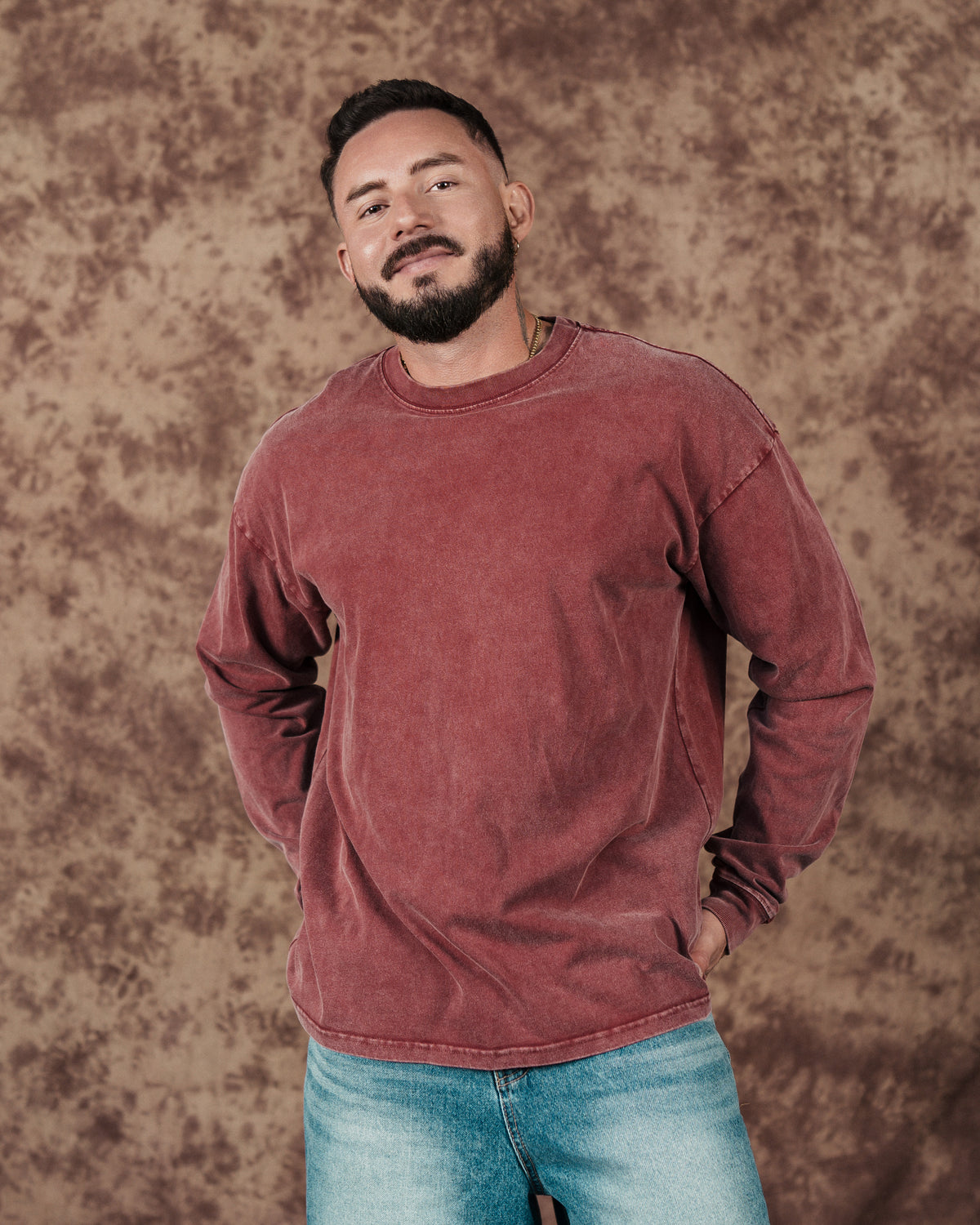 STC. Acid Wash Long Sleeve