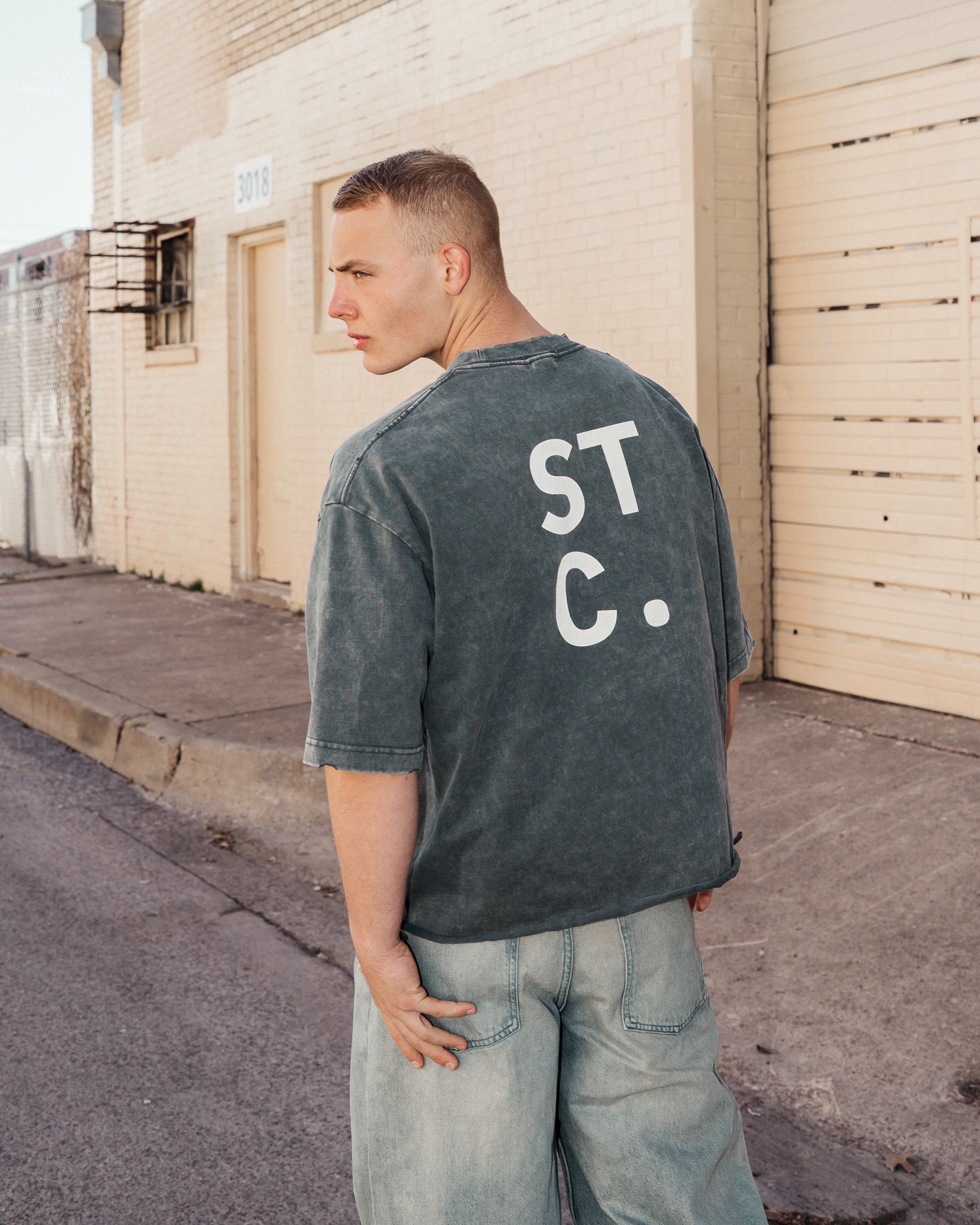 STC. Soft-Washed Boxy Tee
