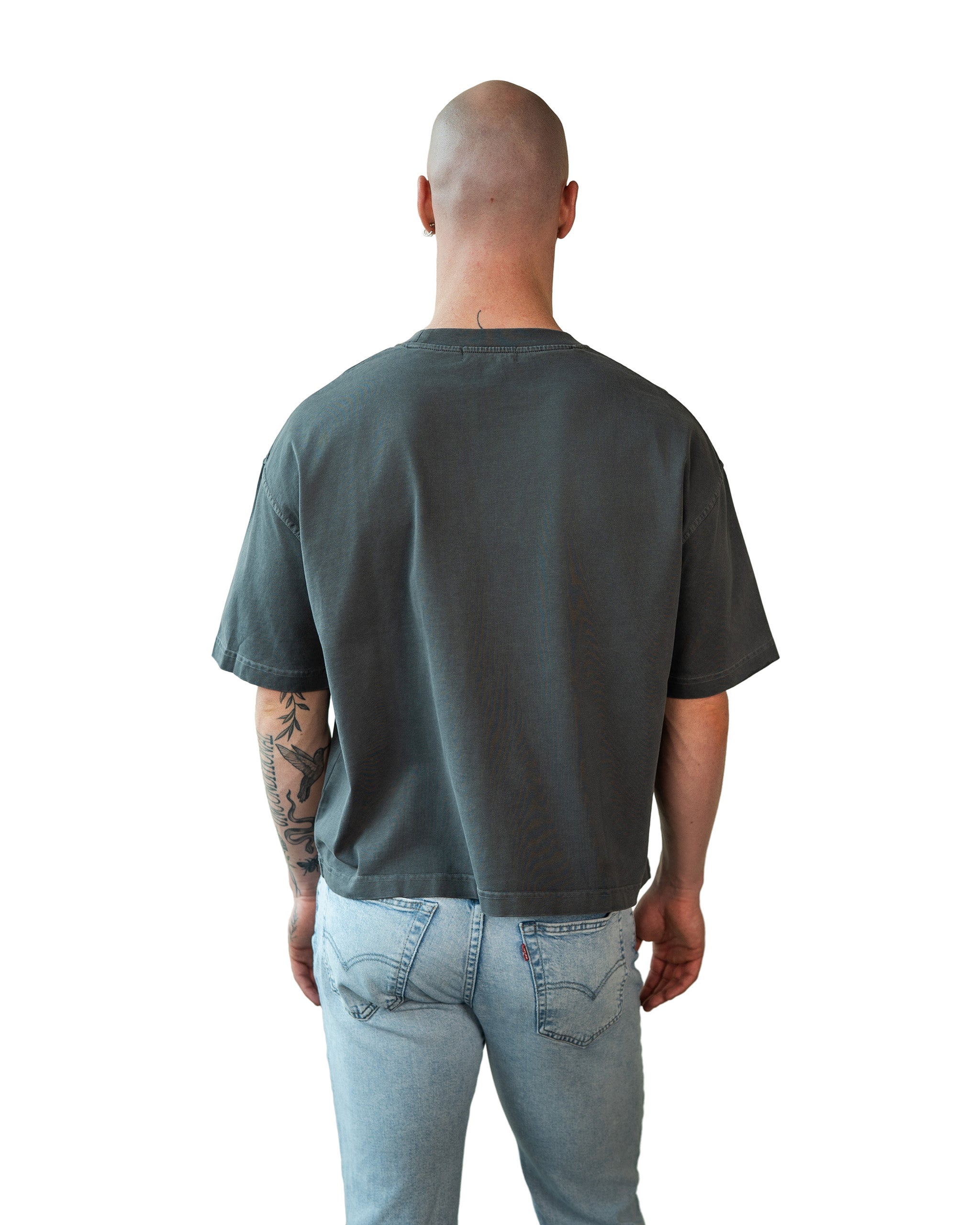 STC. Pride Chest Tee — Vintage Washed Boxy T-Shirt