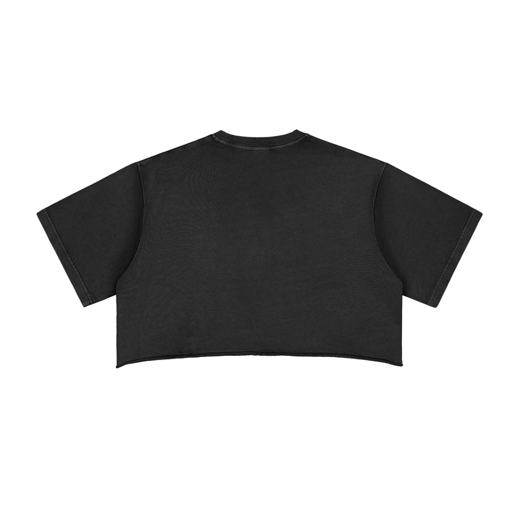 Soft Energy Club — Snow Washed Crop Top