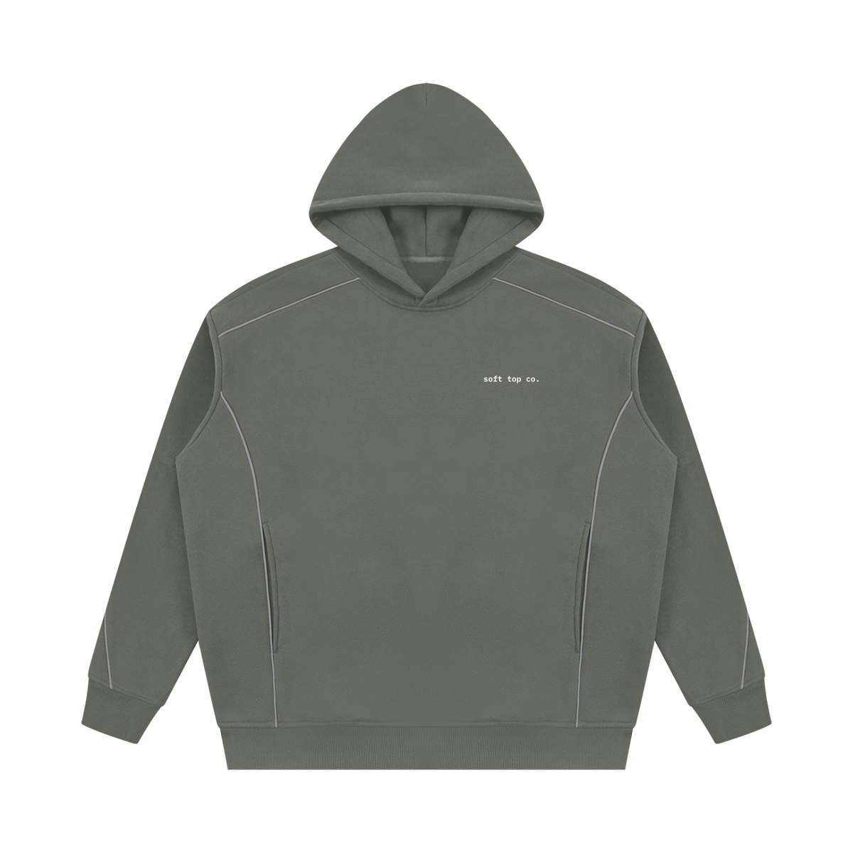 Soft Top Co. Piped Fleece Hoodie