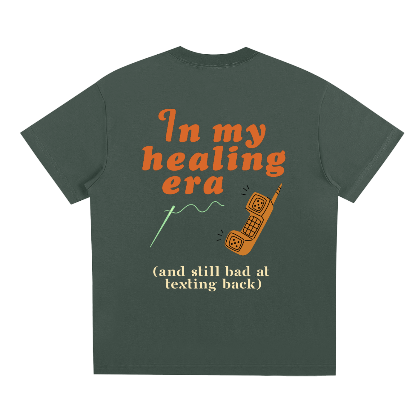 Healing Era Tee – Acid Wash Oversize T-Shirt
