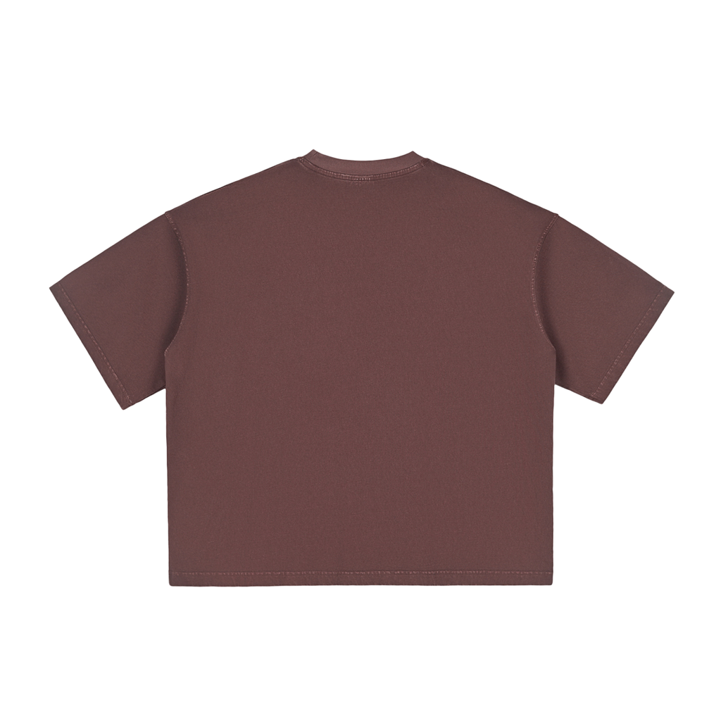 Soft Energy Club — Vintage Washed Boxy Tee Unisex Fit