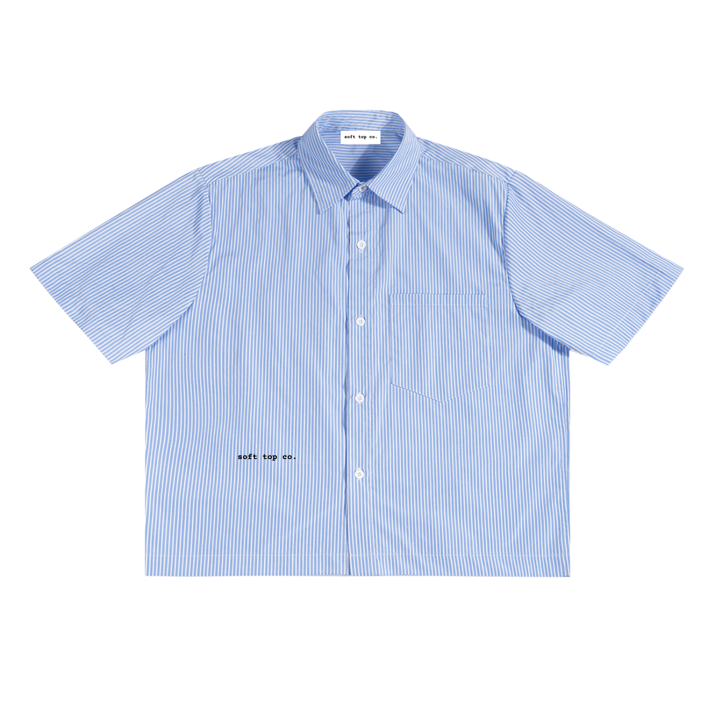 Soft Top Co. Boxy Pinstripe Shirt