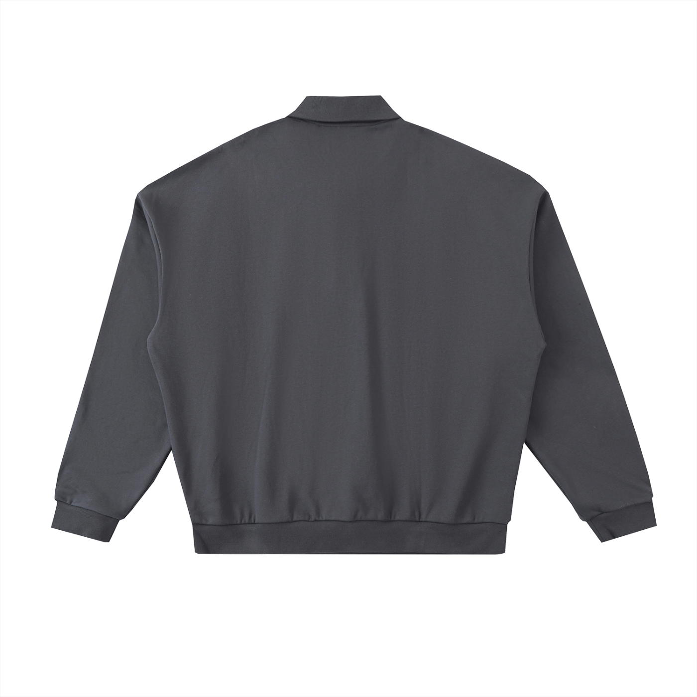 The STC. Polo Fleece Sweatshirt — Dark Grey