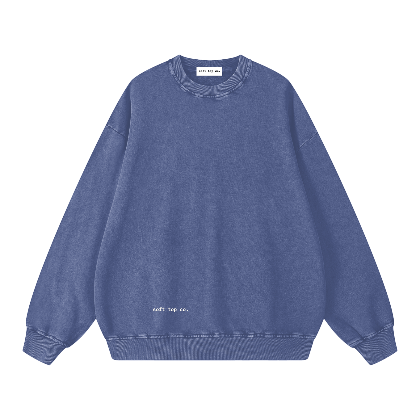 Soft Top Co. Snow Wash Oversized Crew