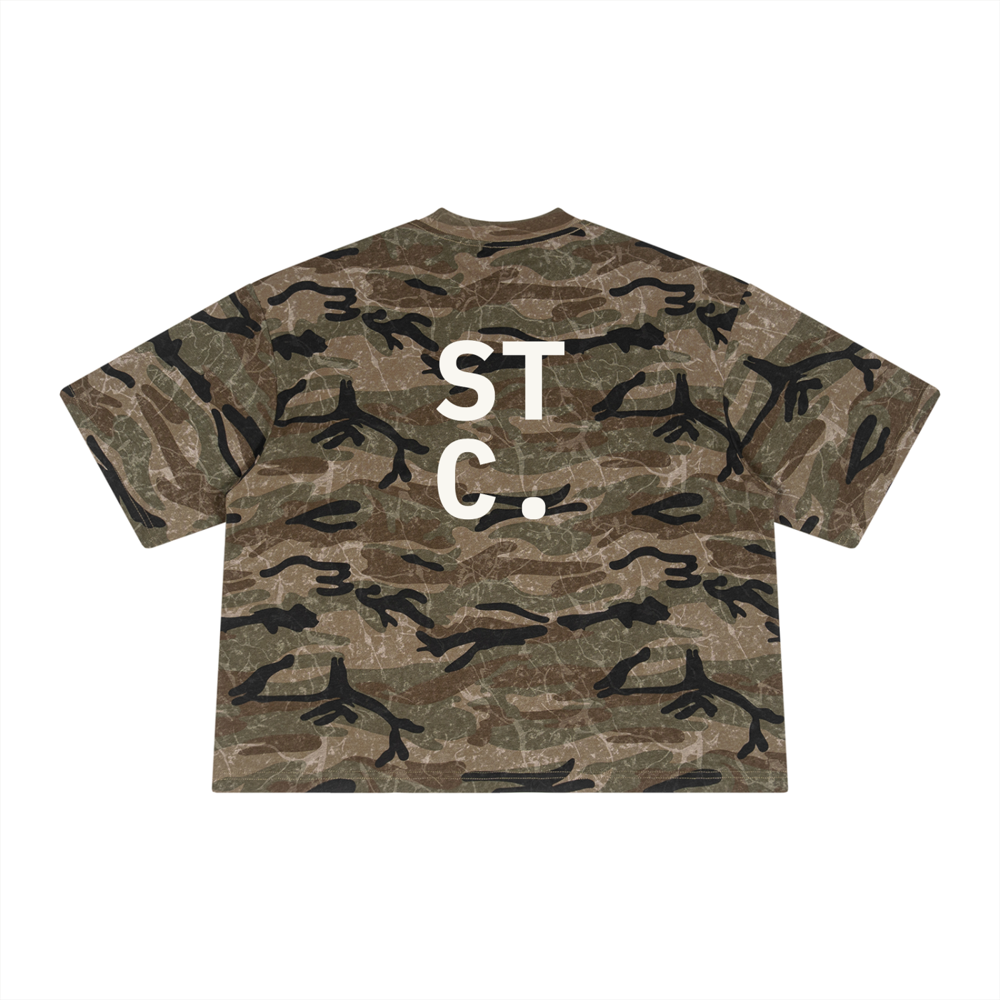 STC. Camo Boxy Tee