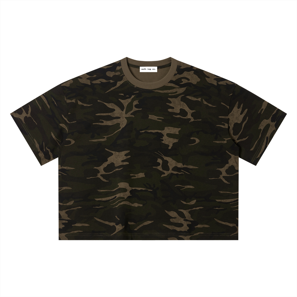 STC. Camo Boxy Tee