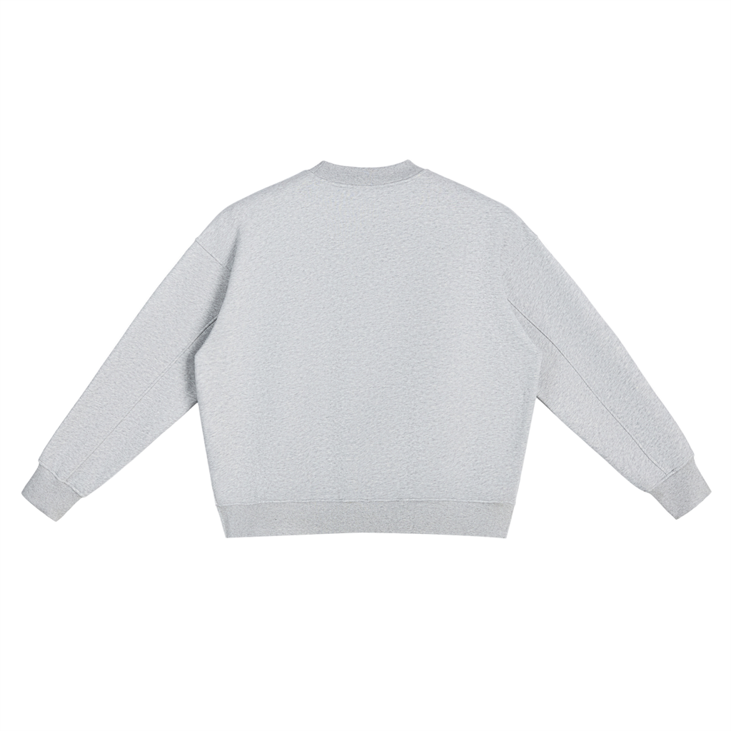 talk soft to me — Side-Slit Fleece Crewneck