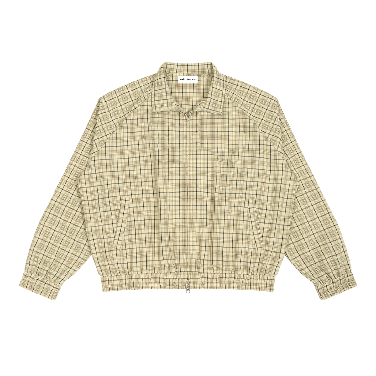 Plaid Track Jacket