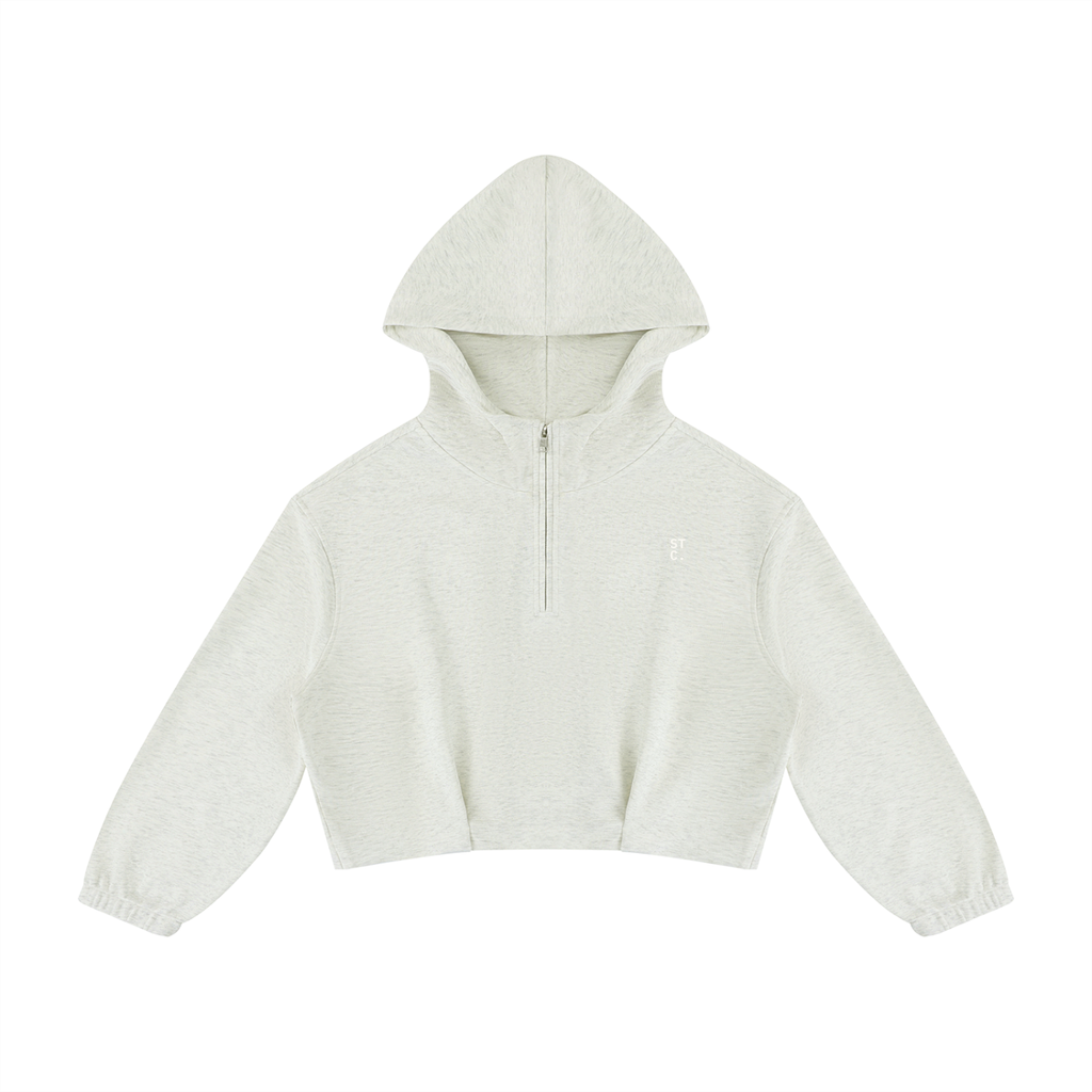 Soft Top Co. Quarter Zip Crop