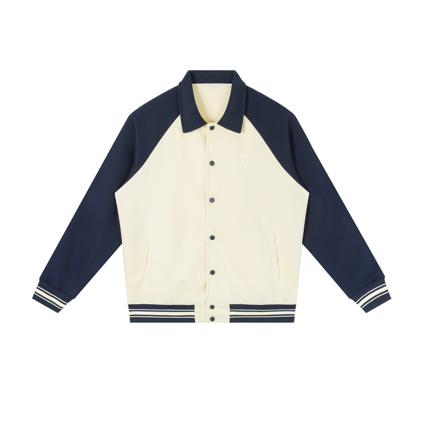 STC. Contrast Raglan Varsity Jacket