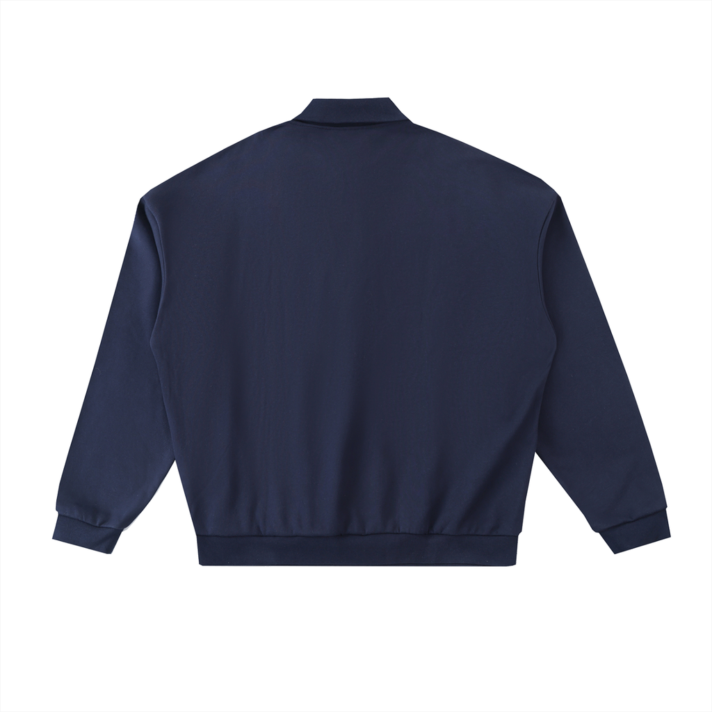 The STC. Polo Fleece Sweatshirt — Navy