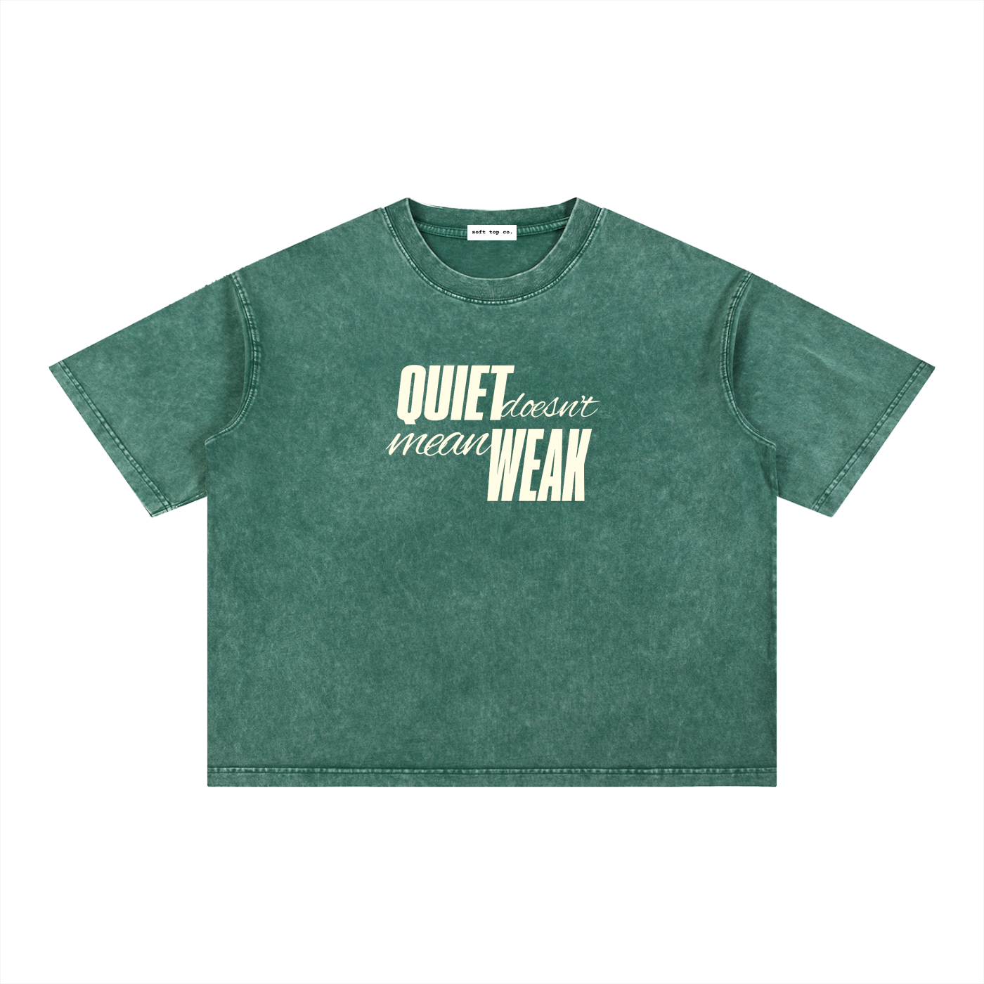 Snow-Washed Boxy Graphic Tee