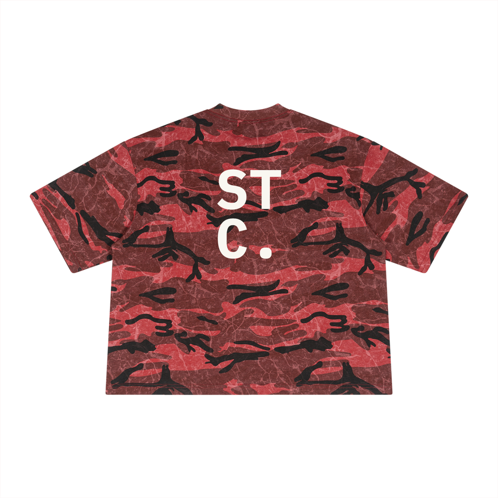 STC. Camo Boxy Tee