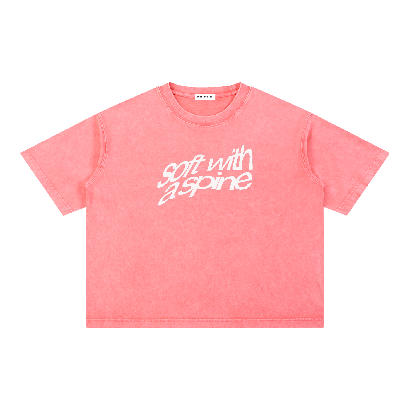 Snow-Washed Boxy Graphic Tee