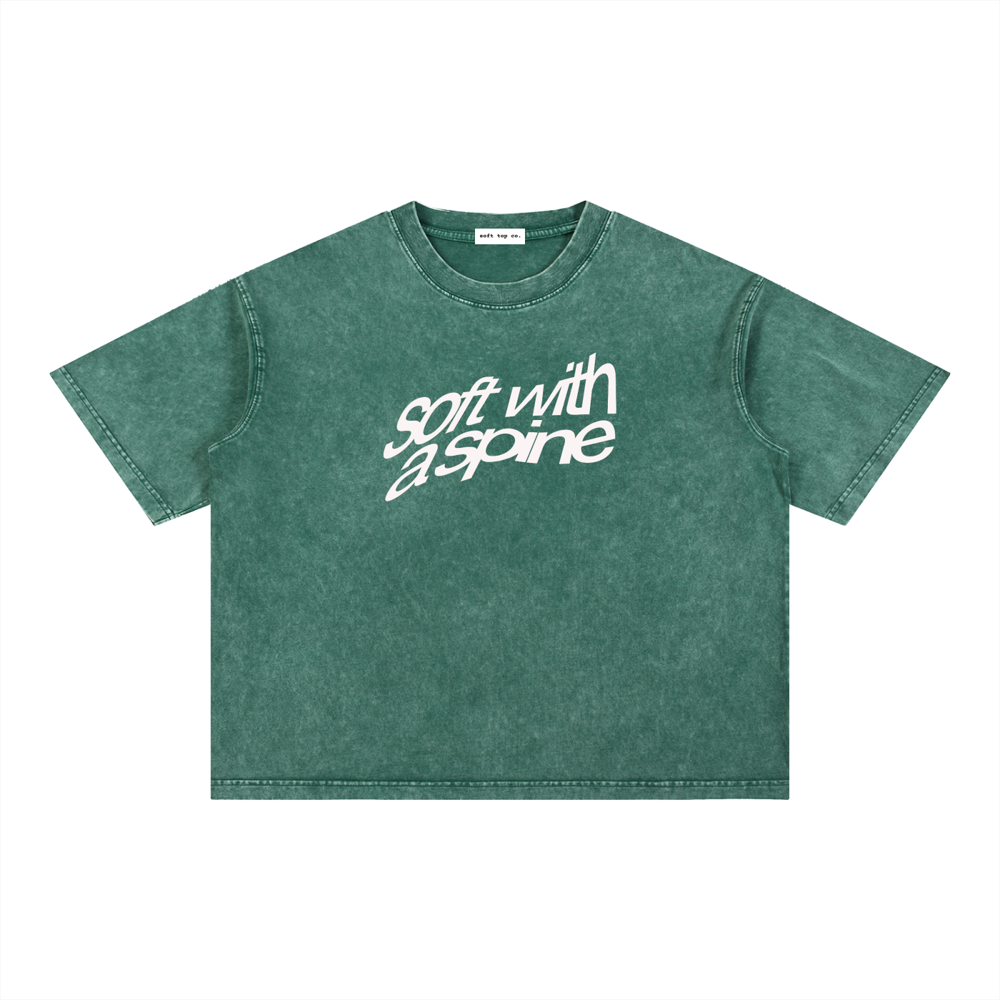 Snow-Washed Boxy Graphic Tee