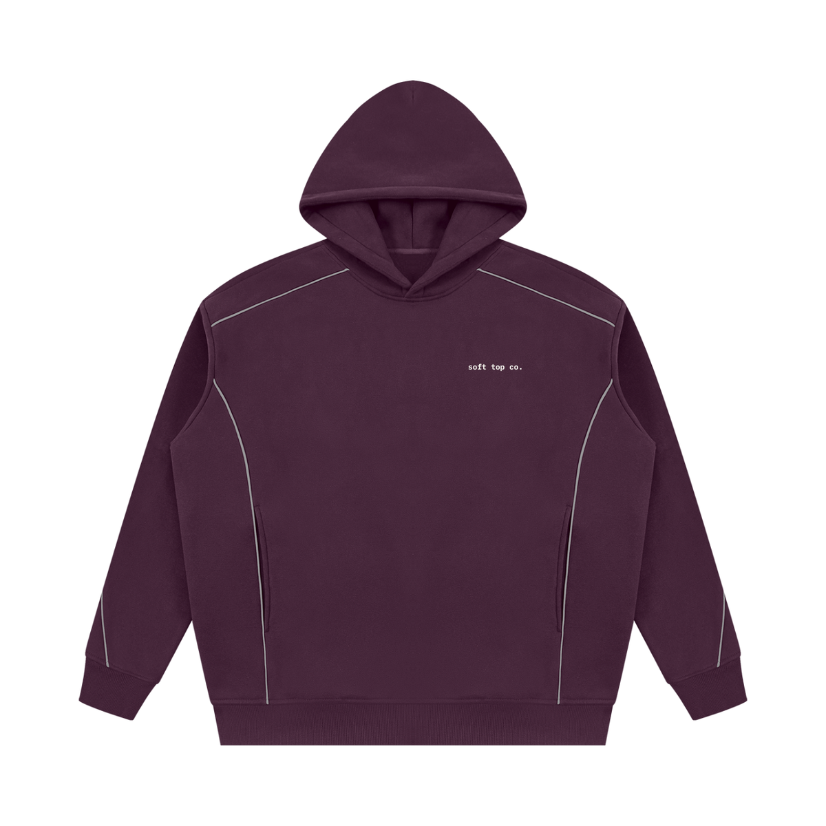 Soft Top Co. Piped Fleece Hoodie