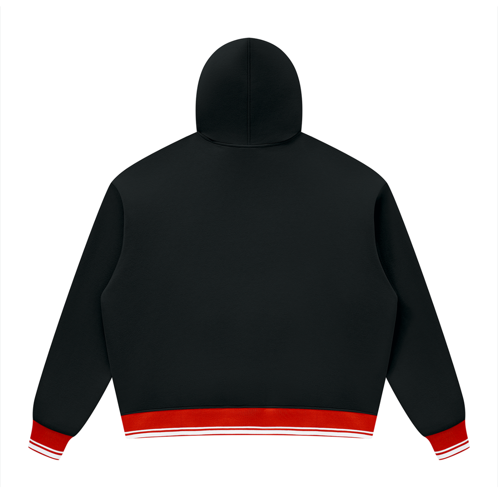 Soft Top Co. Contrast Rib Hoodie