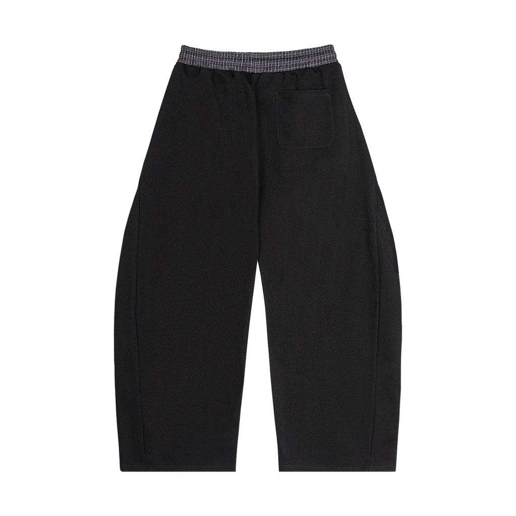 Soft Top Co. Plaid Accent Barrel Sweatpants