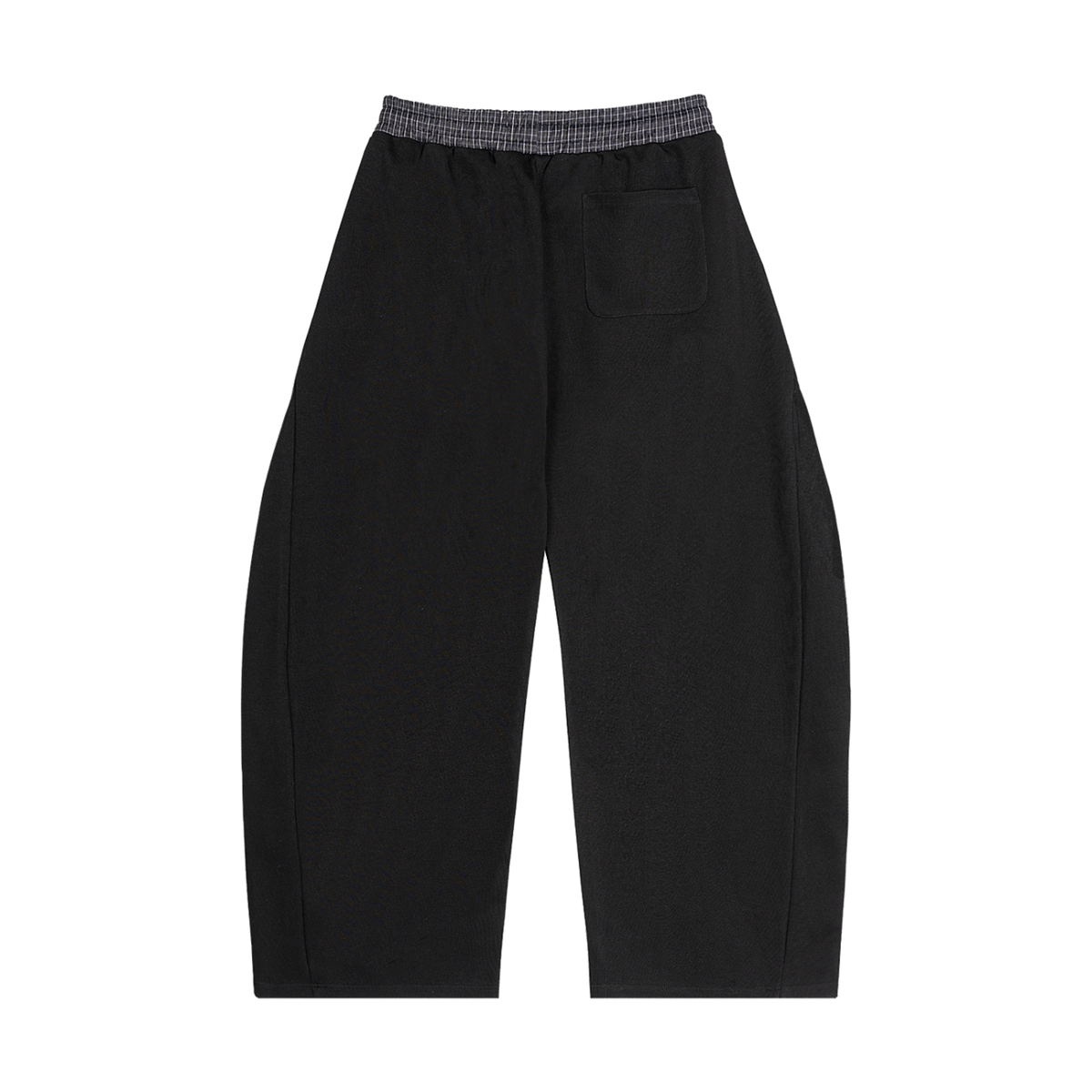 Soft Top Co. Plaid Accent Barrel Sweatpants
