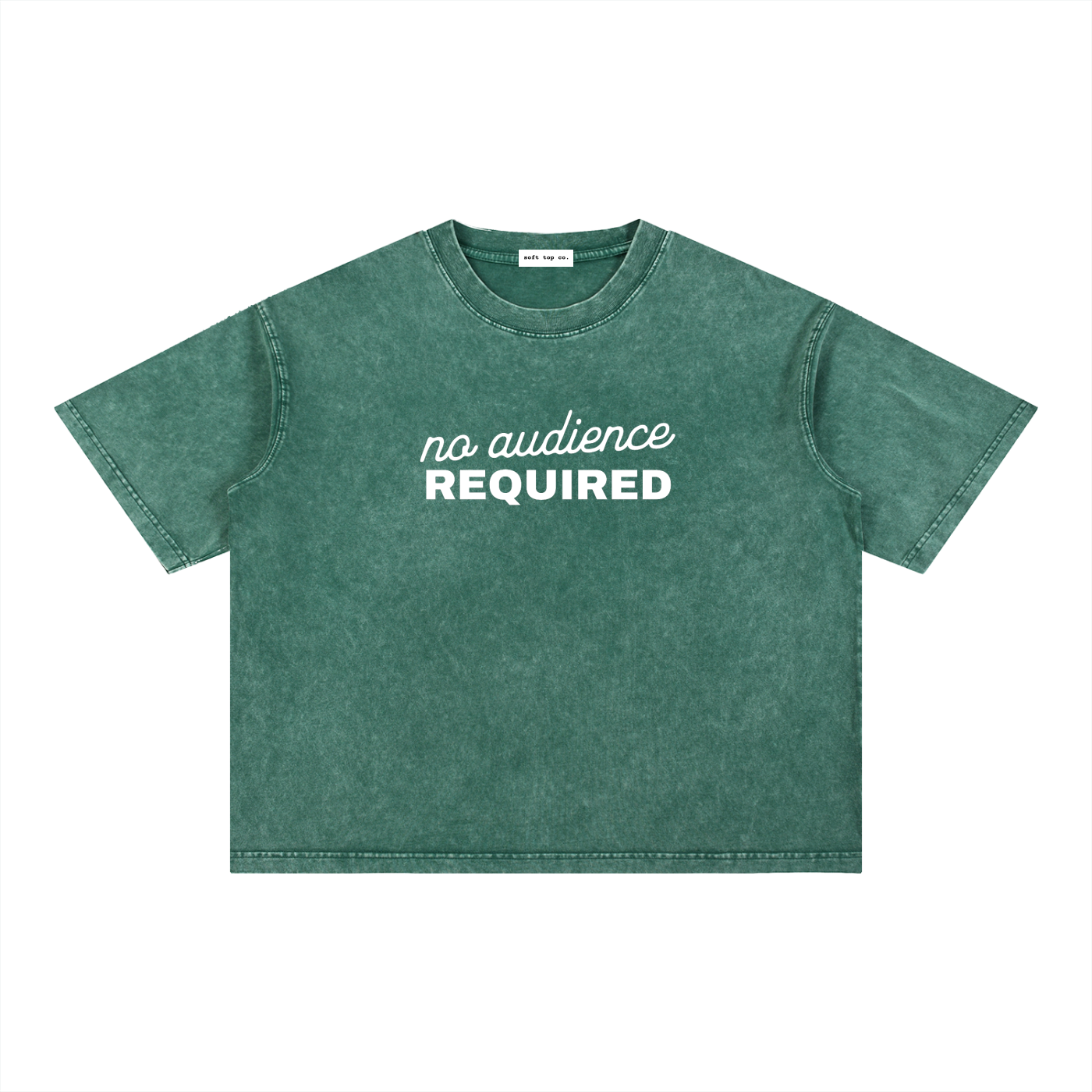 Snow-Washed Boxy Graphic Tee