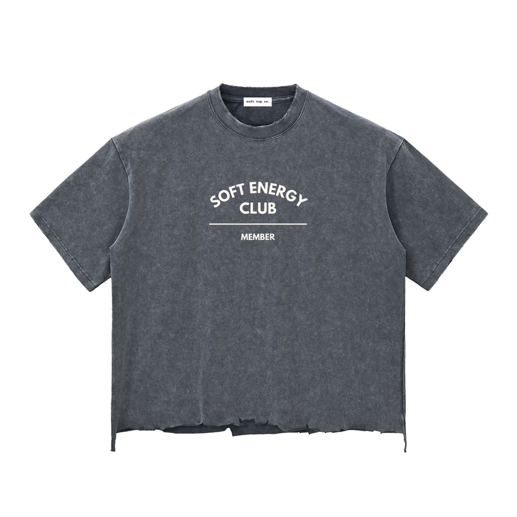 Soft Energy Club — Soft-Washed Boxy Tee