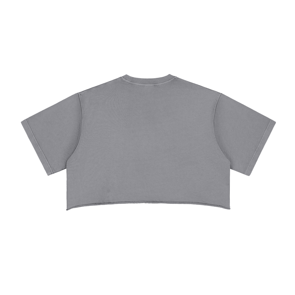 Soft Energy Club — Snow Washed Crop Top