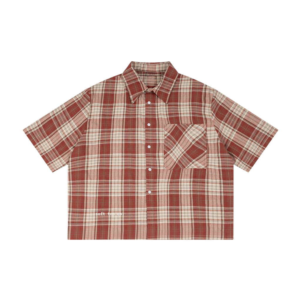 STC. Plaid Box Short Sleeve Shirt