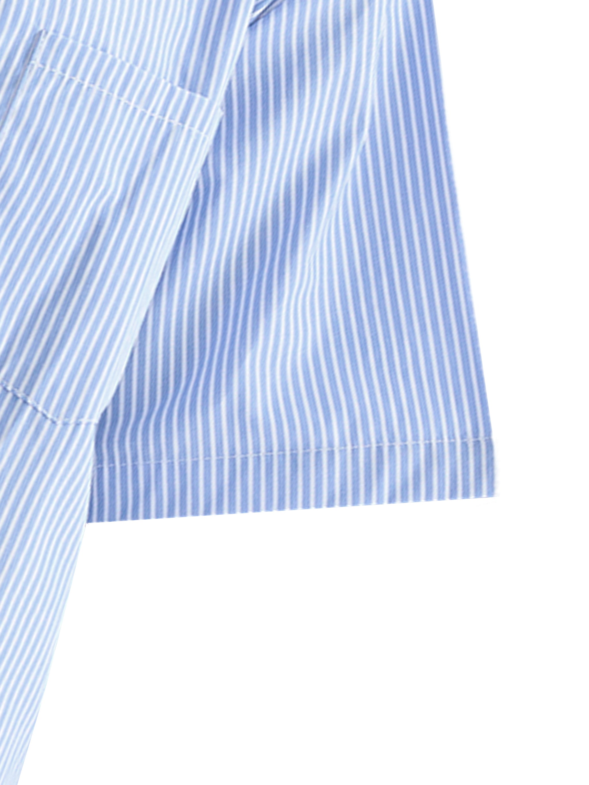 Soft Top Co. Boxy Pinstripe Shirt