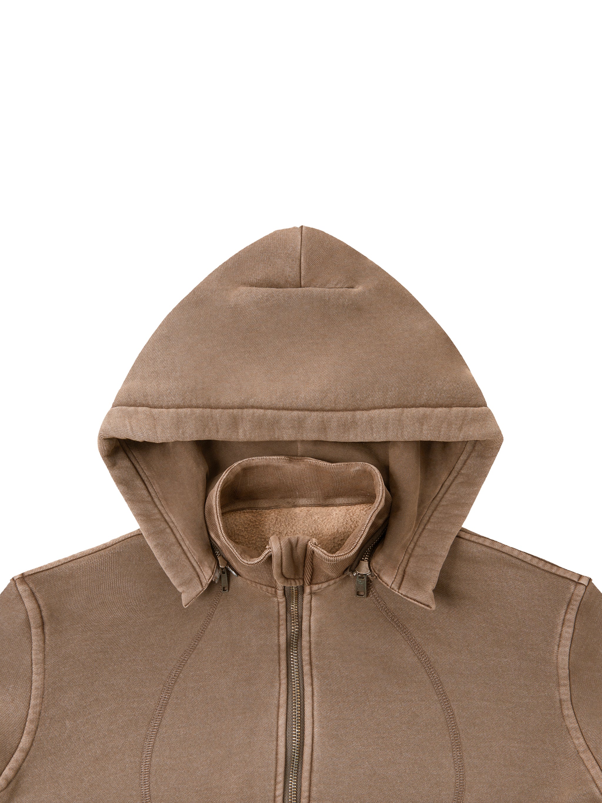 STC. Vintage Zip Hoodie — Cropped & Washed