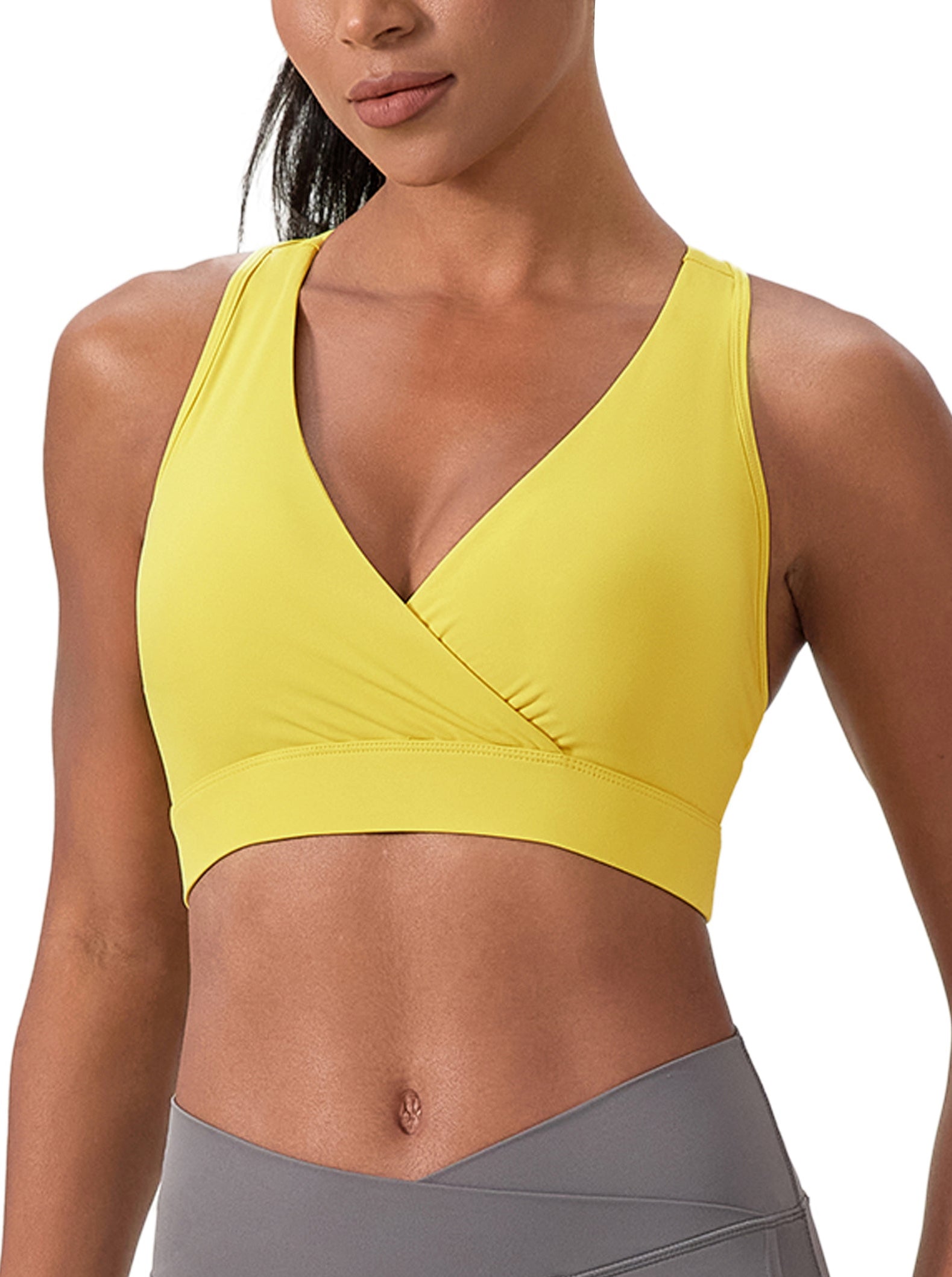 STC. V-Neck Crossover Bra