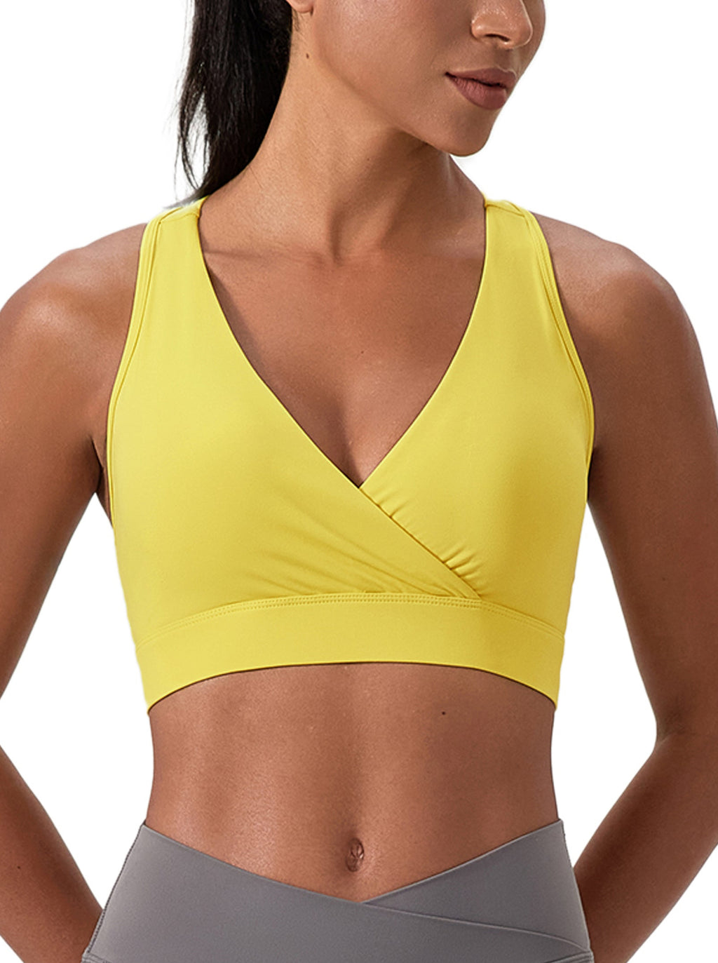STC. V-Neck Crossover Bra