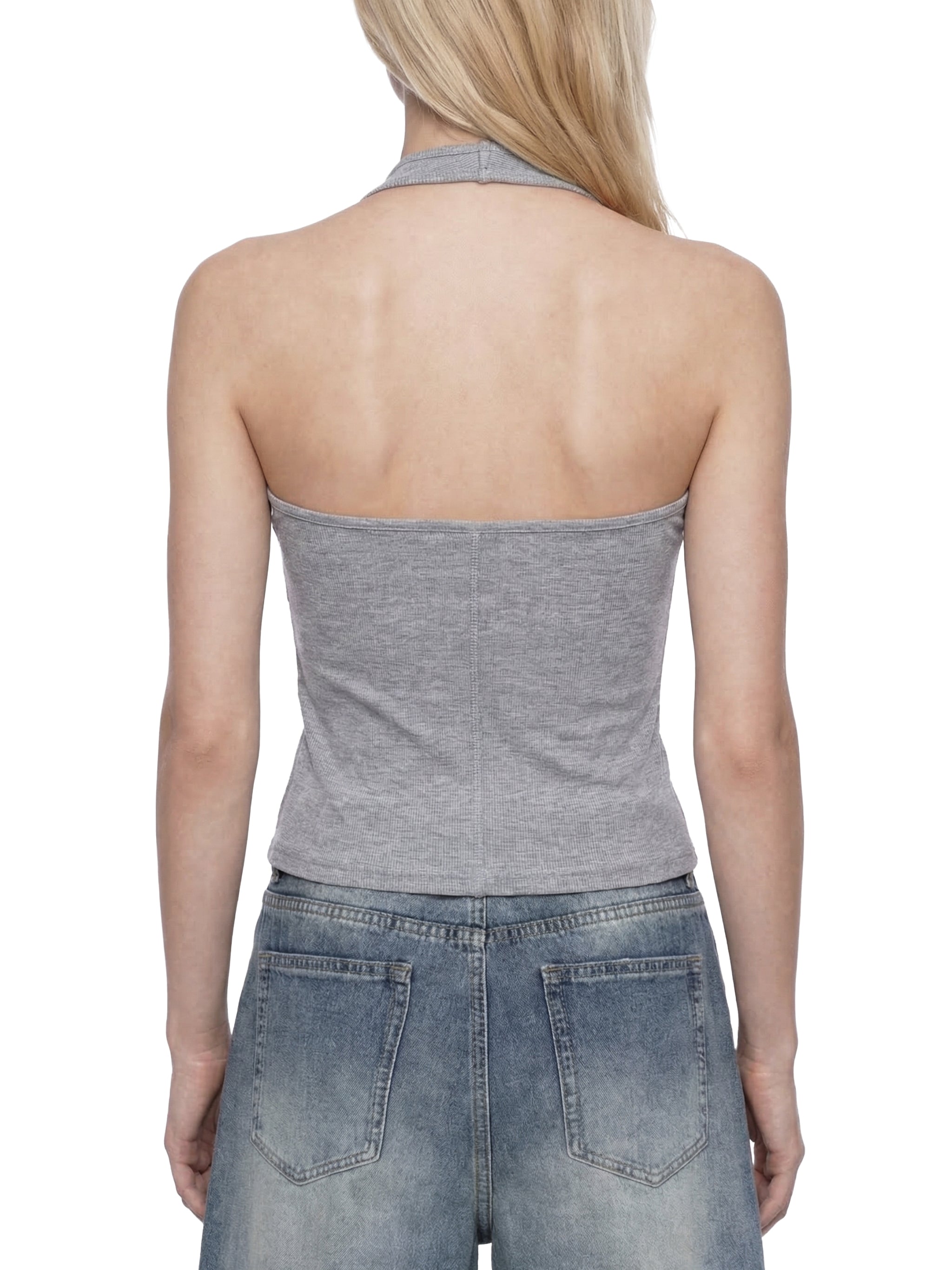 STC. Ribbed Henley Tank