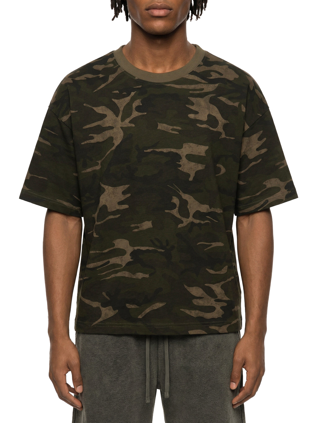 STC. Camo Boxy Tee