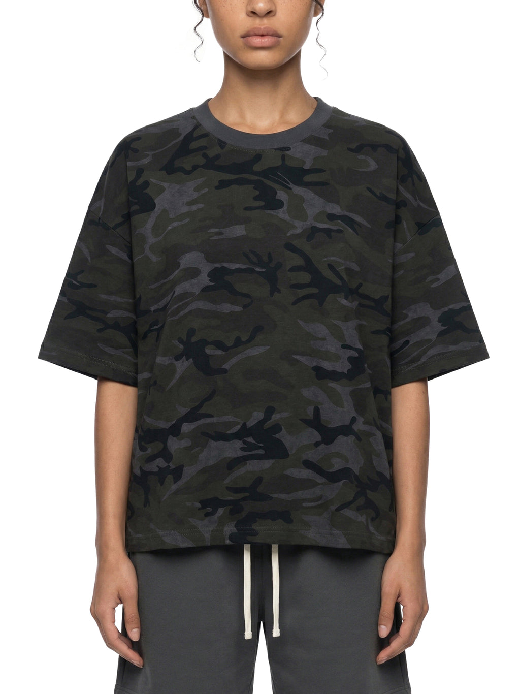 STC. Camo Boxy Tee