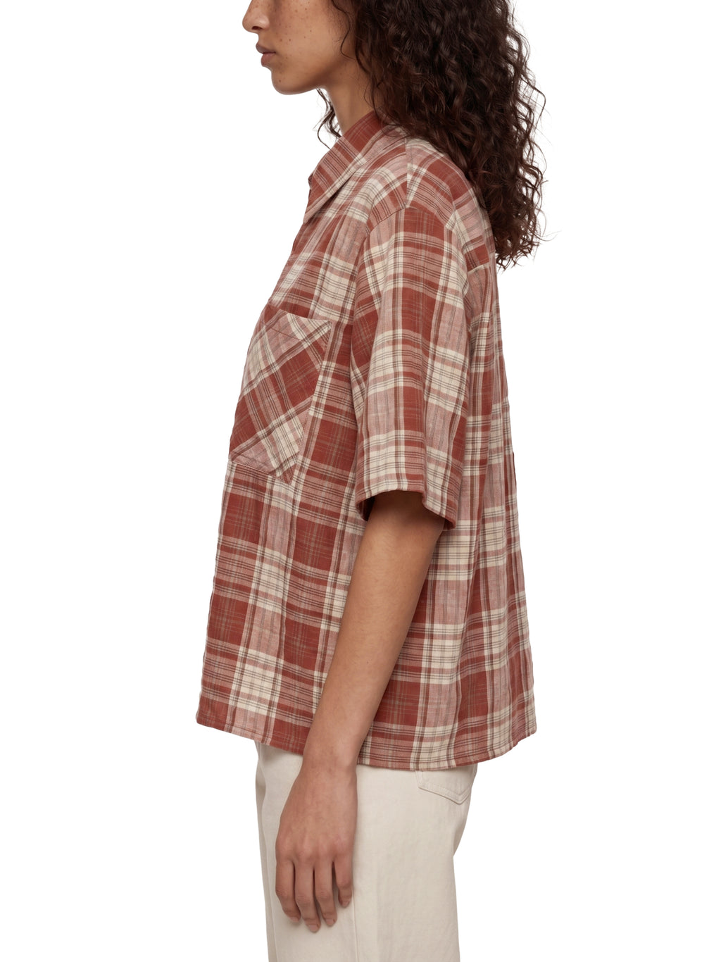 STC. Plaid Box Short Sleeve Shirt