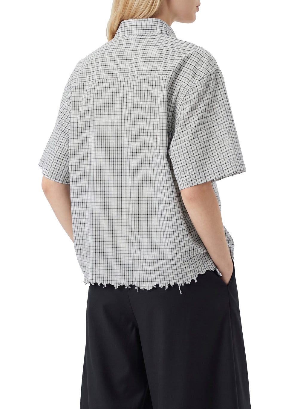 STC. Distressed Plaid Box Shirt