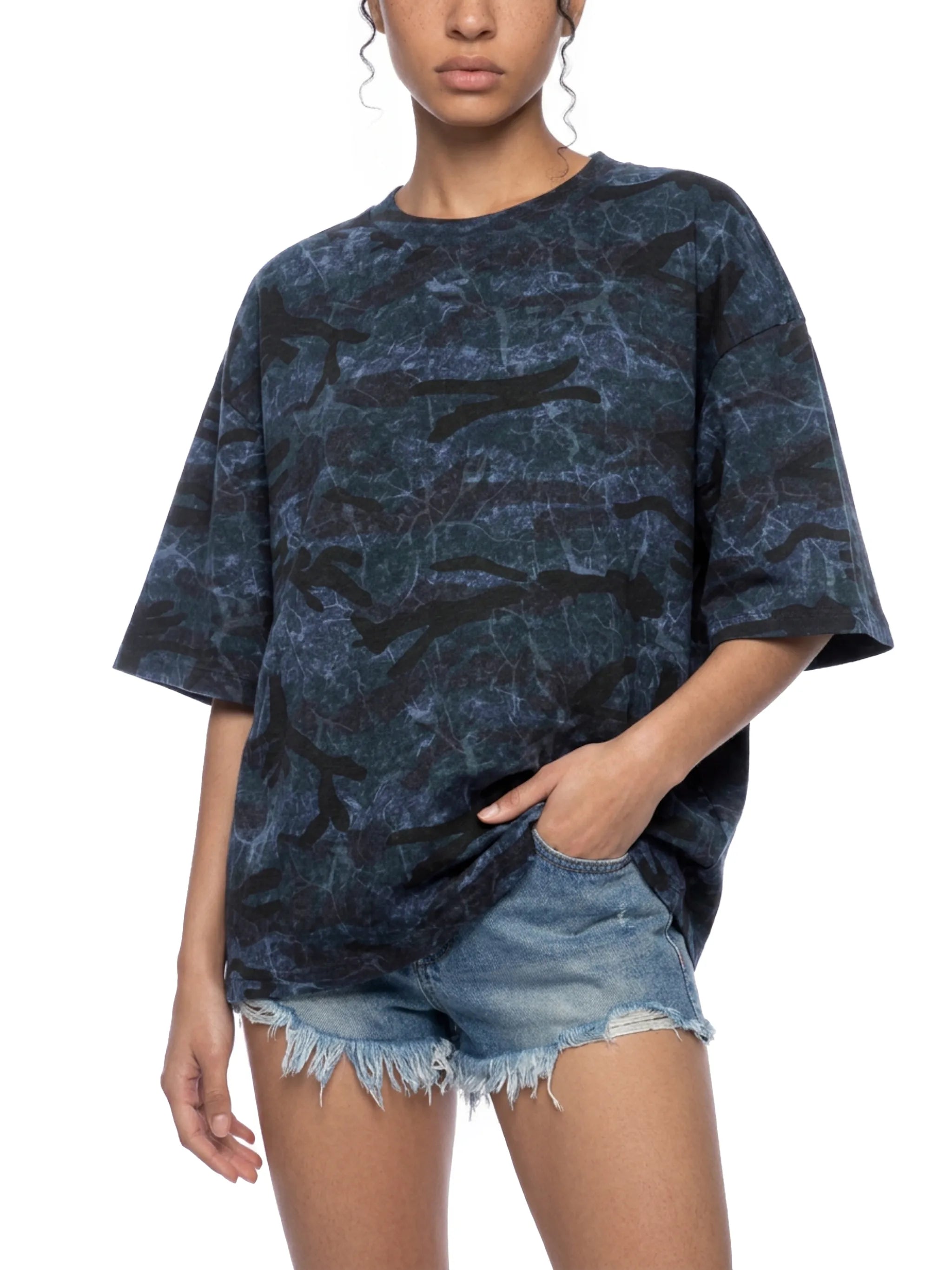 STC. Camo Boxy Tee