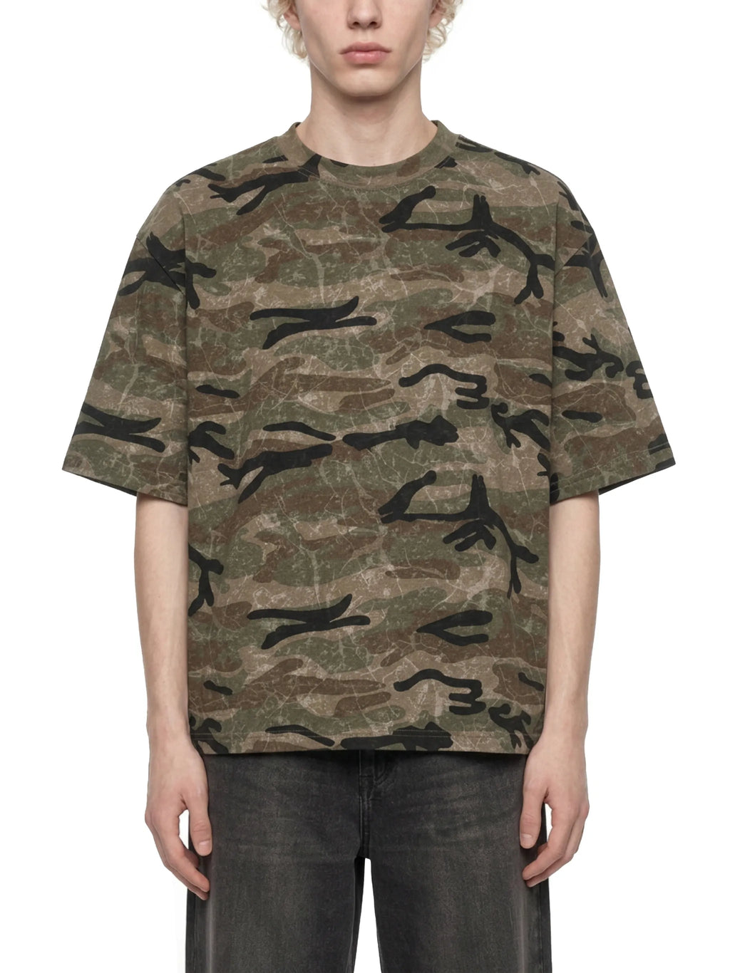 STC. Camo Boxy Tee