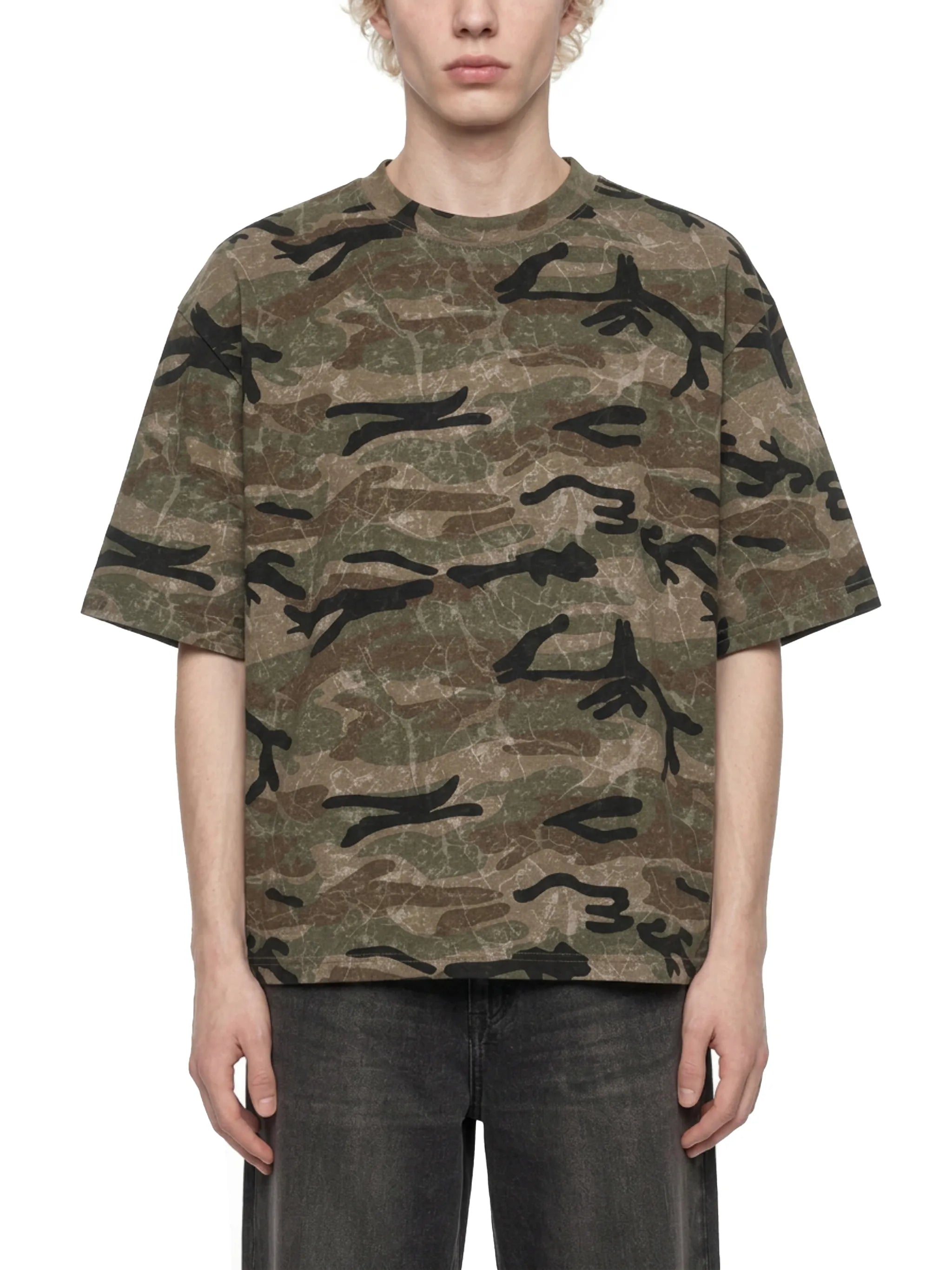 STC. Camo Boxy Tee