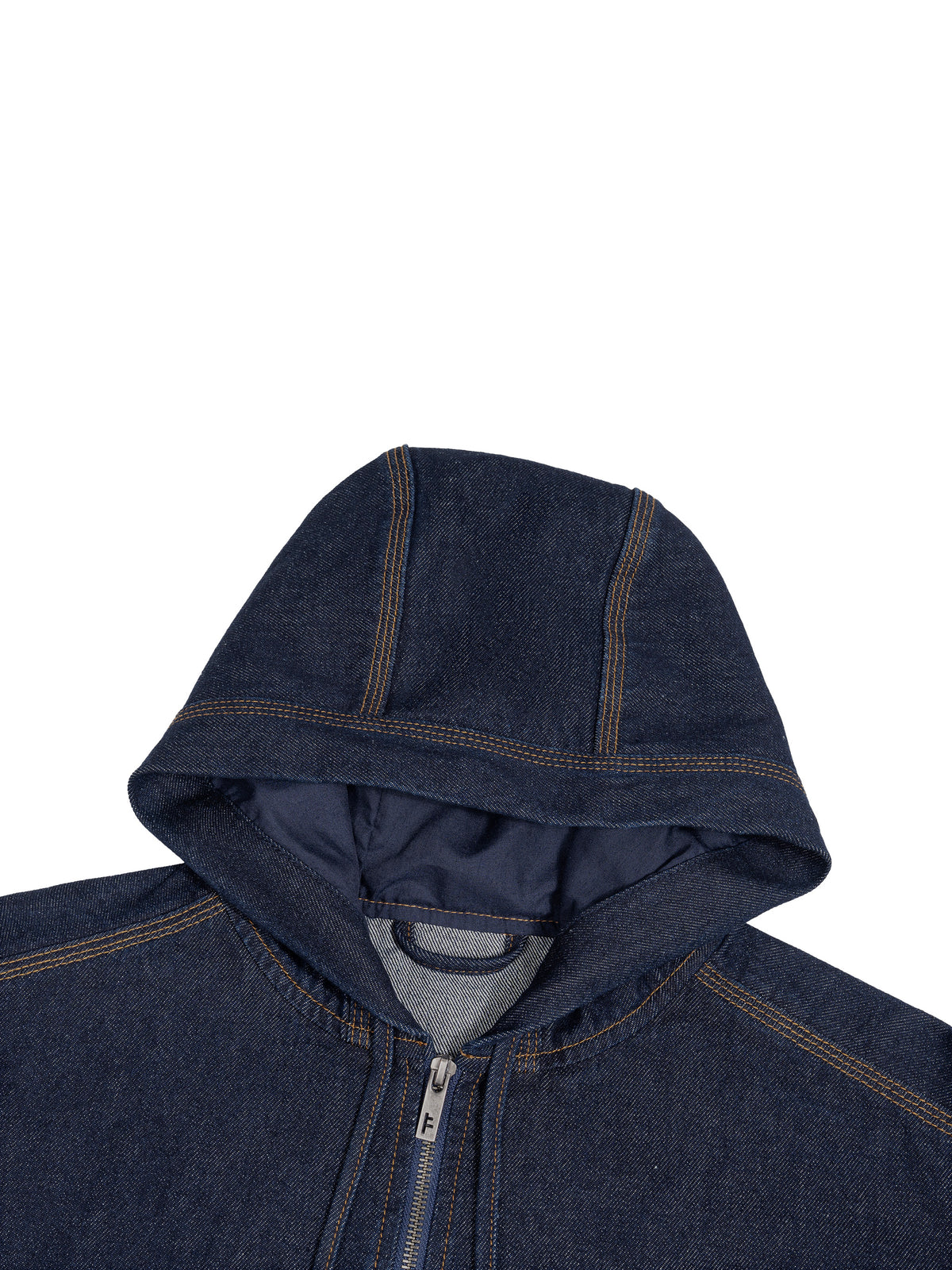 Soft Top Co. Boxy Denim Zip Hoodie